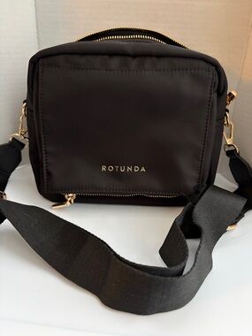 Rotunda Black Crossbody Bag